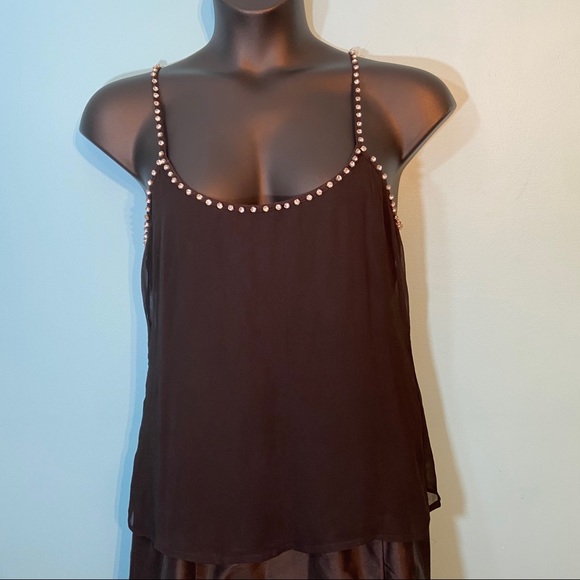 Guess rhinestone tank top